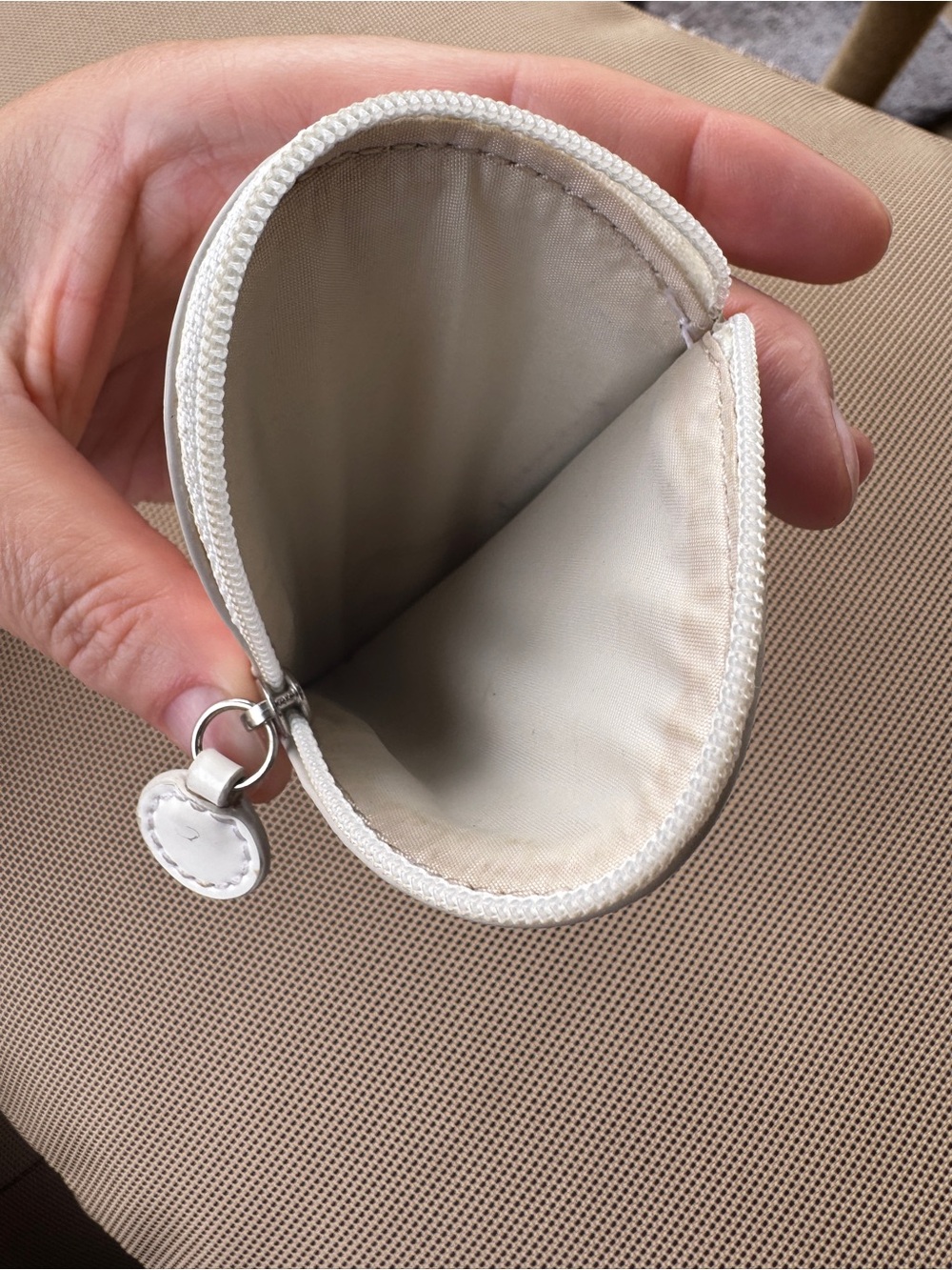 Coach Bunny Rabbit White Leather Coin Purse Wallet Pouch Rare Novelty - Picture 4 of 11